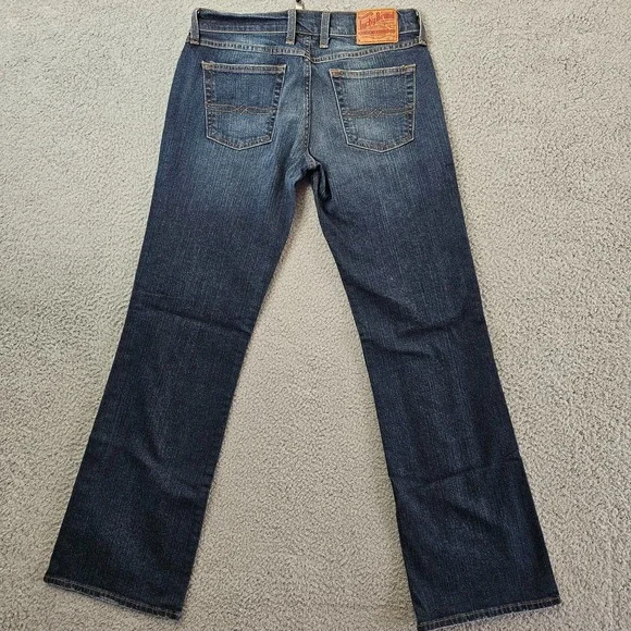 Lucky Brand Women's Jeans Dungarees Gene Montesano Mid-Rise Flare 6/28 - Picture 2 of 10